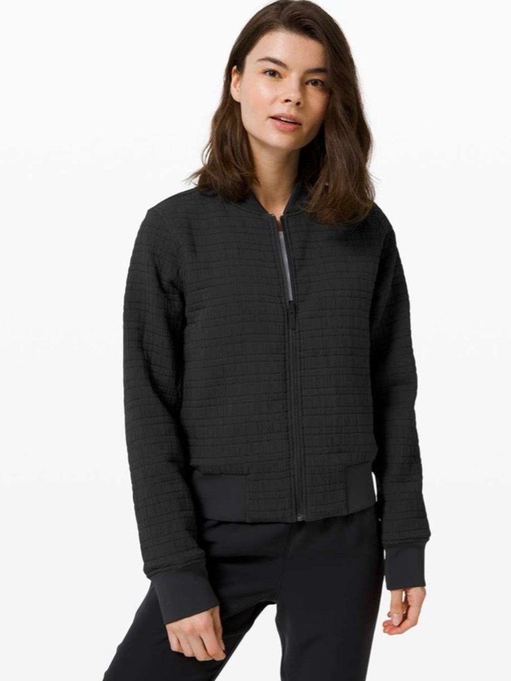 Lululemon Serene Travels Bomber reversible water repellent jacket size 12. NWOT.